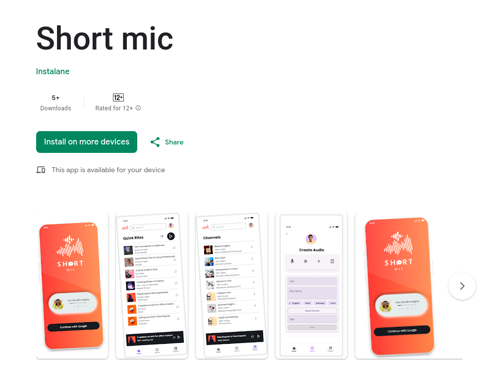 Shortmic